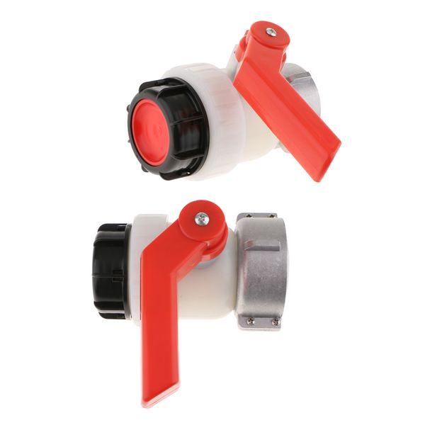 2pcs 1000l ibc water tank, screwable ball valve for draining water & oil, 1x62mm + 1x75mm- 2inch outlet
2pcs 1000l ibc water tank, screwable ball valve for draining water & oil, 1x62mm + 1x75mm- 2inch outlet
