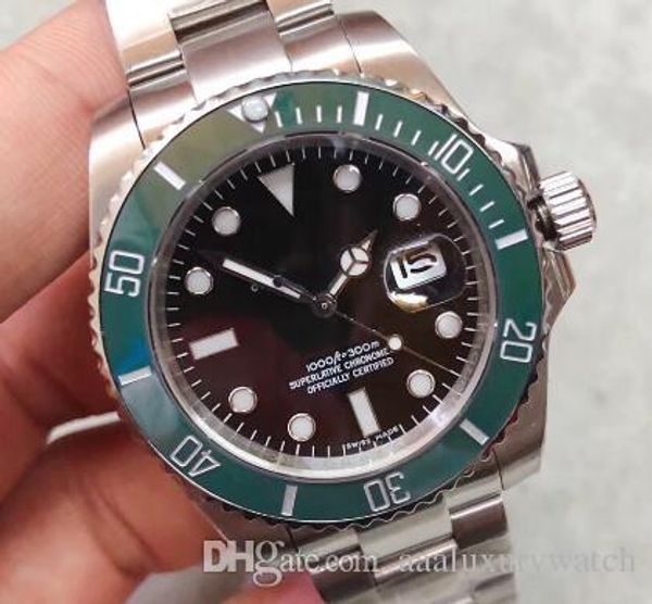 elling 40mm automatic mens watches black dial stainless steel men watch unidirectional green bezel luminescent hands and markers, Slivery;brown
elling 40mm automatic mens watches black dial stainless steel men watch unidirectional green bezel luminescent hands and markers, Slivery;brown