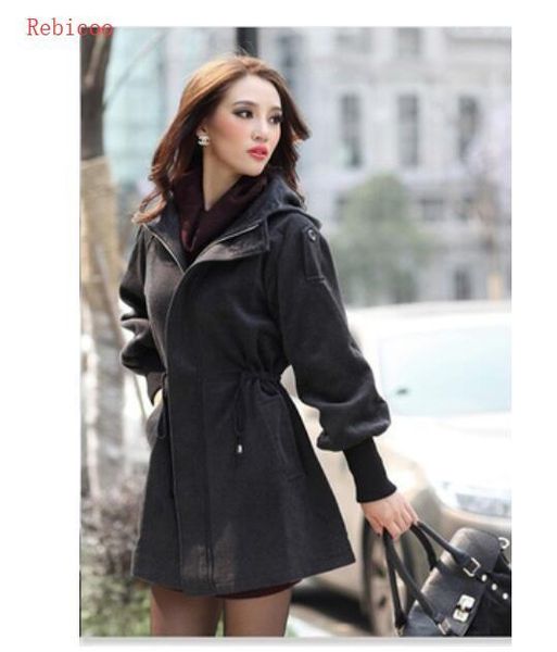women cashmere winter woolen coat casual zipper cardigan winter jacket large size, Black
women cashmere winter woolen coat casual zipper cardigan winter jacket large size, Black