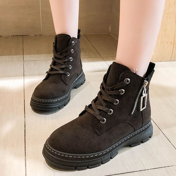 lucyever women faux suede autumn winter boots fashion zipper crystal platform shoes woman thick bottom casual botas muejr, Black
lucyever women faux suede autumn winter boots fashion zipper crystal platform shoes woman thick bottom casual botas muejr, Black
