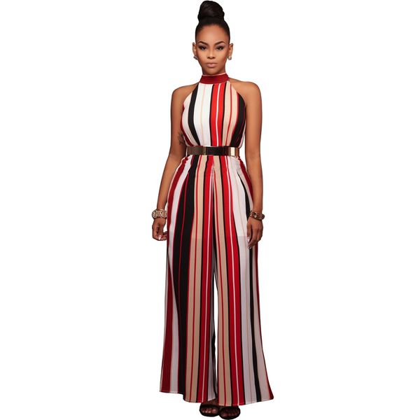 women summer high-necked sleeveless wide leg elegant jumpsuits dot hight waist lady rompers for wholesale ab055, Black;white
women summer high-necked sleeveless wide leg elegant jumpsuits dot hight waist lady rompers for wholesale ab055, Black;white