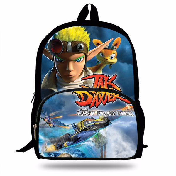 new 16-inch 2018 children backpacks for school boys girls popular game print daily backpack for kids students