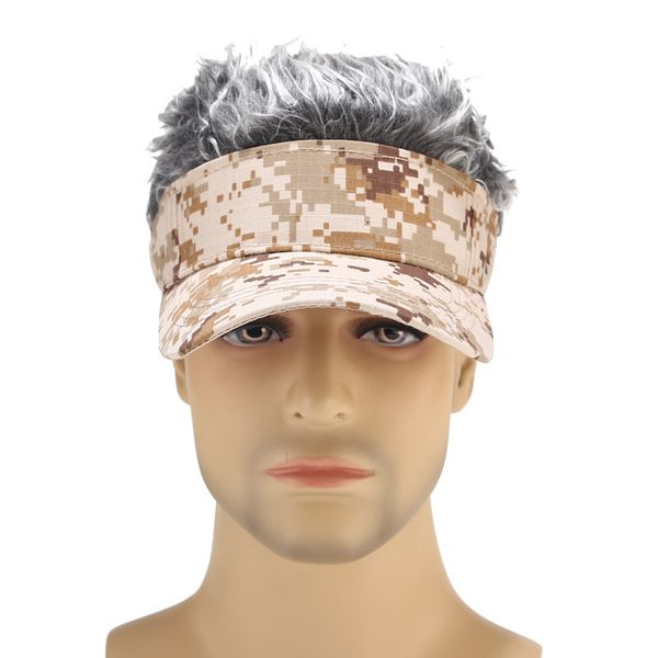 camouflage baseball cap with wig hip hop hat sunshade hat cos wig fashion street trend, Black
camouflage baseball cap with wig hip hop hat sunshade hat cos wig fashion street trend, Black