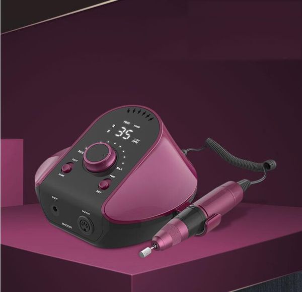 35000 rpm professional electric nail frustration manicure file kit and manicure pedicure drill art polishing machine tool, Silver
35000 rpm professional electric nail frustration manicure file kit and manicure pedicure drill art polishing machine tool, Silver
