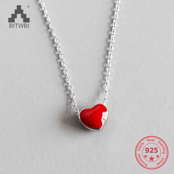 925 sterling silver necklace women fashion collier cute tiny red glaze heart pendant necklace for women girls lady gifts
925 sterling silver necklace women fashion collier cute tiny red glaze heart pendant necklace for women girls lady gifts