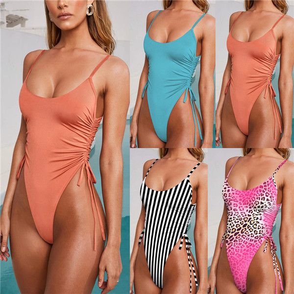 2019 summer new fashion women's one-piece swimsuit pleated bikini bathing suit four colors can choose swimwear
2019 summer new fashion women's one-piece swimsuit pleated bikini bathing suit four colors can choose swimwear