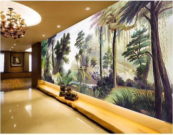 wdbh 3d wallpaper custom p european retro nostalgic hand-painted rainforest mural pastoral home decor 3d wall wallpaper for walls
wdbh 3d wallpaper custom p european retro nostalgic hand-painted rainforest mural pastoral home decor 3d wall wallpaper for walls