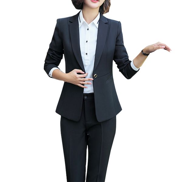 winter spring elegant office lady business suits female 2 piece sets femme long sleeve jacket and trouser suits plus 5xl, White;black
winter spring elegant office lady business suits female 2 piece sets femme long sleeve jacket and trouser suits plus 5xl, White;black