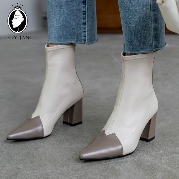 lady jane high heel office lady wear working shoes pointed toe cow leather all match ankle boots high heel black dress shoes
lady jane high heel office lady wear working shoes pointed toe cow leather all match ankle boots high heel black dress shoes