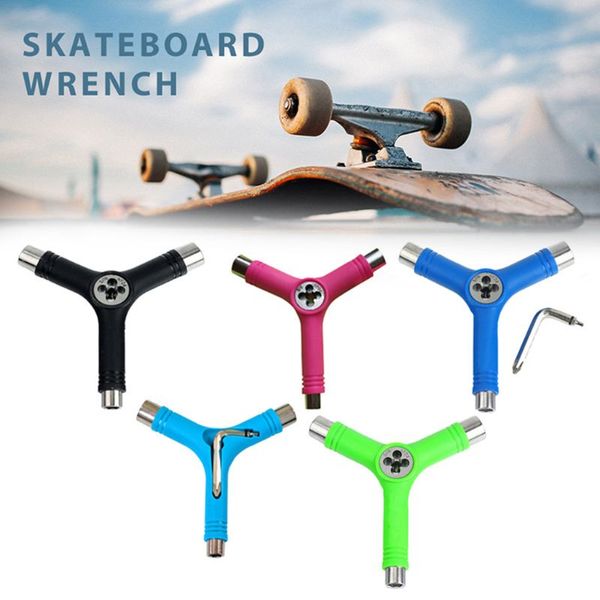 universal all-in-one roller skate wrench skateboard repair y shape tool portable multifunctional accessory with l wrench
universal all-in-one roller skate wrench skateboard repair y shape tool portable multifunctional accessory with l wrench