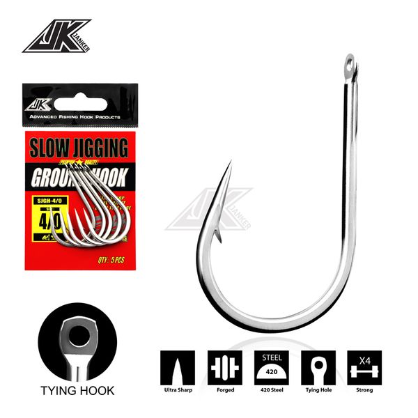 jk 4x strong slow jigging hook 4/0 5/0 7/0 9/0 11/0 big game ground fish hook for sea fishing like assist jig hooks
jk 4x strong slow jigging hook 4/0 5/0 7/0 9/0 11/0 big game ground fish hook for sea fishing like assist jig hooks