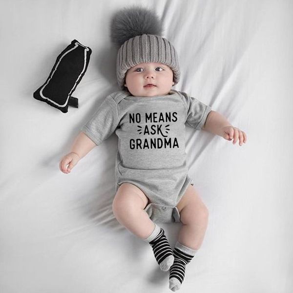 no means ask grandma baby boy girl clothing short sleeve newborn infant baby rompers jumpsuit 0-24m fashion babe onesie, Blue
no means ask grandma baby boy girl clothing short sleeve newborn infant baby rompers jumpsuit 0-24m fashion babe onesie, Blue