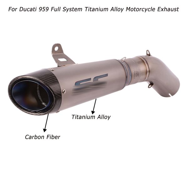 kajimaoyi for 959 panigale motorcycle titanium exhaust full system escape modified middle link pipe with muffler pipe
kajimaoyi for 959 panigale motorcycle titanium exhaust full system escape modified middle link pipe with muffler pipe