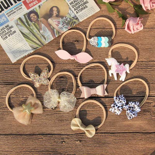 ins 10pcs fashion cute leather bow nylon headbands glitter star bowkont unicorn butterfly super soft hairbands princess headwear, Slivery;white
ins 10pcs fashion cute leather bow nylon headbands glitter star bowkont unicorn butterfly super soft hairbands princess headwear, Slivery;white