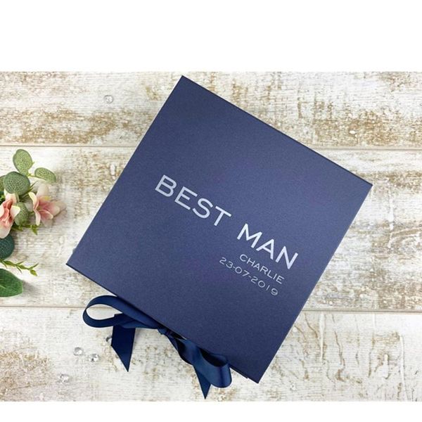 personalized wedding gift box, bridesmaid gift box, bridal party boxes, navy biue groom party thank you box
personalized wedding gift box, bridesmaid gift box, bridal party boxes, navy biue groom party thank you box