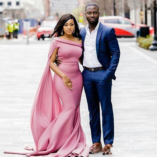 2019 Pink Mermaid Evening Dresses Long African Women Elegant Formal Gowns Sweep Train Black Girls Prom Dresses
2019 Pink Mermaid Evening Dresses Long African Women Elegant Formal Gowns Sweep Train Black Girls Prom Dresses