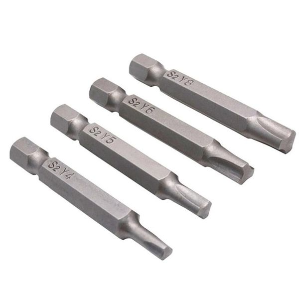 4pcs bicycle trigeminal triangle y-type batch head magnetic y shaped screwdriver 50mm bits hex shank y4 y5 y6 y8
4pcs bicycle trigeminal triangle y-type batch head magnetic y shaped screwdriver 50mm bits hex shank y4 y5 y6 y8