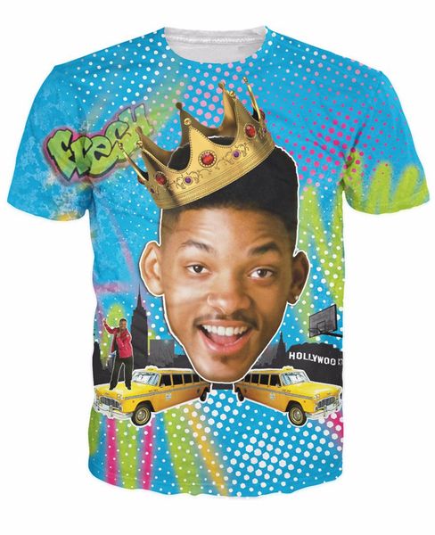 2019 new men womens fresh will smith fresh prince of bel air 3d print harajuku style t shirt plus size style outfit funny t-shirt u1207, White;black
2019 new men womens fresh will smith fresh prince of bel air 3d print harajuku style t shirt plus size style outfit funny t-shirt u1207, White;black