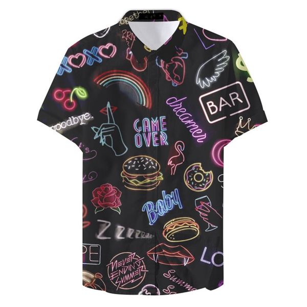 summer mens designer shirts fashion night club 3d print lapel neck short sleeve shirts homme clothing new style mens clothing, White;black
summer mens designer shirts fashion night club 3d print lapel neck short sleeve shirts homme clothing new style mens clothing, White;black