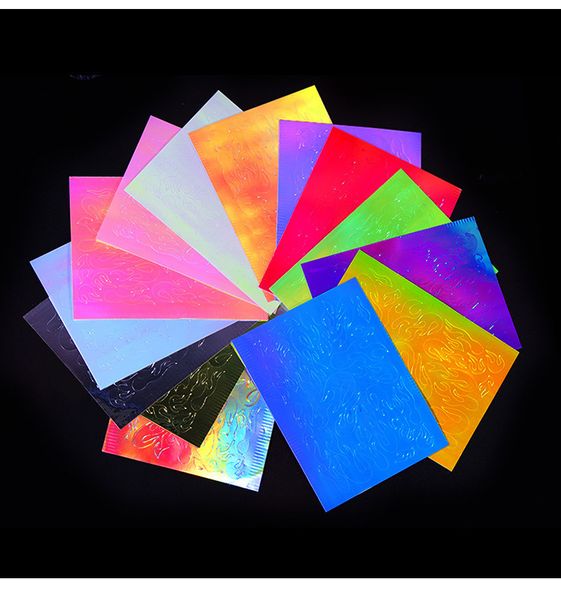 chivenido 16colors holographic nail foil flame nail decals holo art sequins water slide art decals, Black
chivenido 16colors holographic nail foil flame nail decals holo art sequins water slide art decals, Black