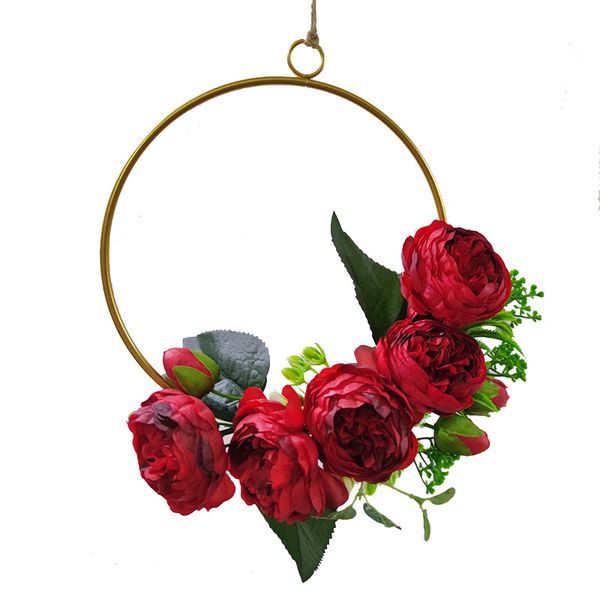 20cm iron gold metal ring wreath farmhouse garland wedding bride flowers wreath handmade flowers backdrop wall ornament decor
20cm iron gold metal ring wreath farmhouse garland wedding bride flowers wreath handmade flowers backdrop wall ornament decor