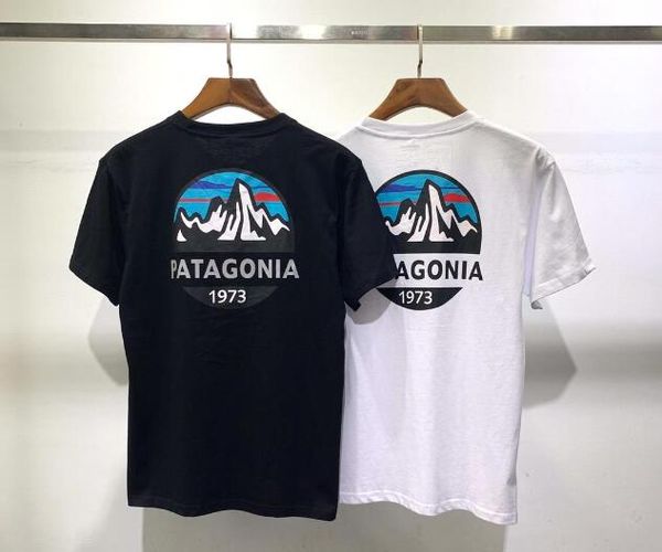 

Fa hion brand men women hip hop t hirt patagonia land cape print t hirt hort leeve men kateboard treetwear tee top