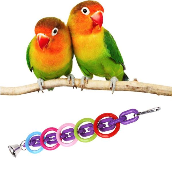 colorful parrot bird toys ring bell hanging cage toys for squirrel parakeet birds accessories
colorful parrot bird toys ring bell hanging cage toys for squirrel parakeet birds accessories