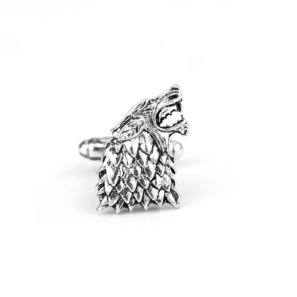 wolf head hand of the king and targaryen dragon cufflinks for mens vintage brand cuff links shirt buttons, Silver;golden
wolf head hand of the king and targaryen dragon cufflinks for mens vintage brand cuff links shirt buttons, Silver;golden