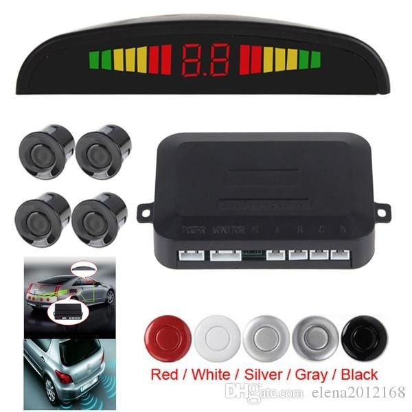car auto vehicle reverse backup radar system with 4 parking sensors distance detection and led distance display sound warning
car auto vehicle reverse backup radar system with 4 parking sensors distance detection and led distance display sound warning