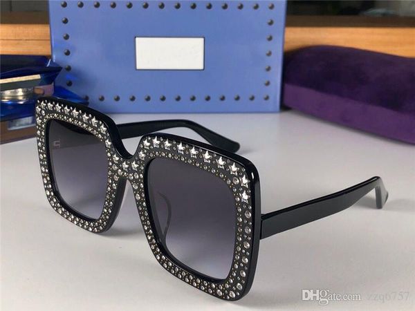 new fashion outdoor protection sunglasses 0148 crystal stars diamond square frame avant-garde design style quality, White;black
new fashion outdoor protection sunglasses 0148 crystal stars diamond square frame avant-garde design style quality, White;black