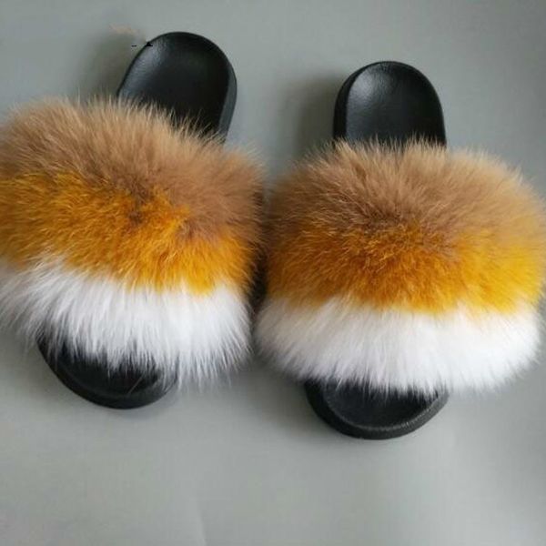 new women's winter fox hair slippers ladies open toe fur sandals female indoor fluffy plush home shoes women slides flip flop, Black
new women's winter fox hair slippers ladies open toe fur sandals female indoor fluffy plush home shoes women slides flip flop, Black