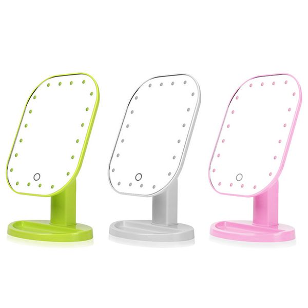 women 20 led lighted touch screen decoration mirror rotated table cosmetic mirrors
women 20 led lighted touch screen decoration mirror rotated table cosmetic mirrors