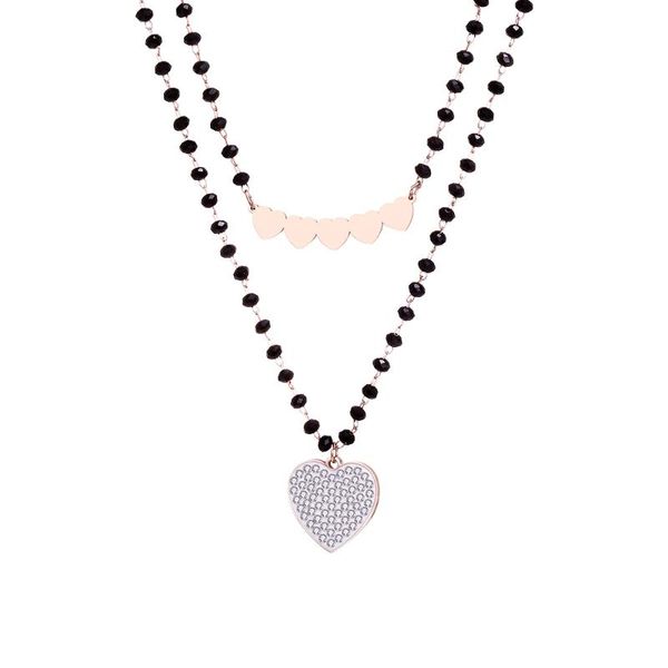 shinny crystal heart ожерелья для женщин черные бусины цепь из нержавеющей стали двухслойные колье ожерелье boho ювелирные аксессуары, Golden;silver
shinny crystal heart ожерелья для женщин черные бусины цепь из нержавеющей стали двухслойные колье ожерелье boho ювелирные аксессуары, Golden;silver