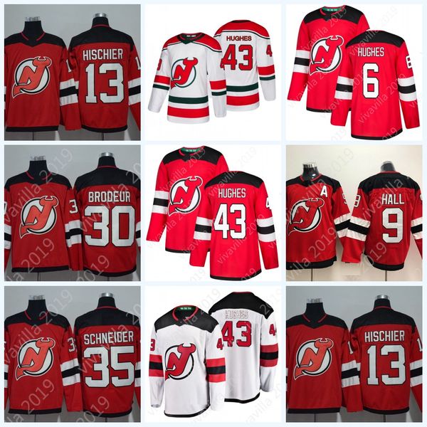 2019-20 Jack Hughes New Jersey Devils Hockey Jerseys 43 6 Jack Hughes 9 Taylor Hall 13 Nico Hischier 35 Cory Schneider Martin Brodeur S-3XL
2019-20 Jack Hughes New Jersey Devils Hockey Jerseys 43 6 Jack Hughes 9 Taylor Hall 13 Nico Hischier 35 Cory Schneider Martin Brodeur S-3XL