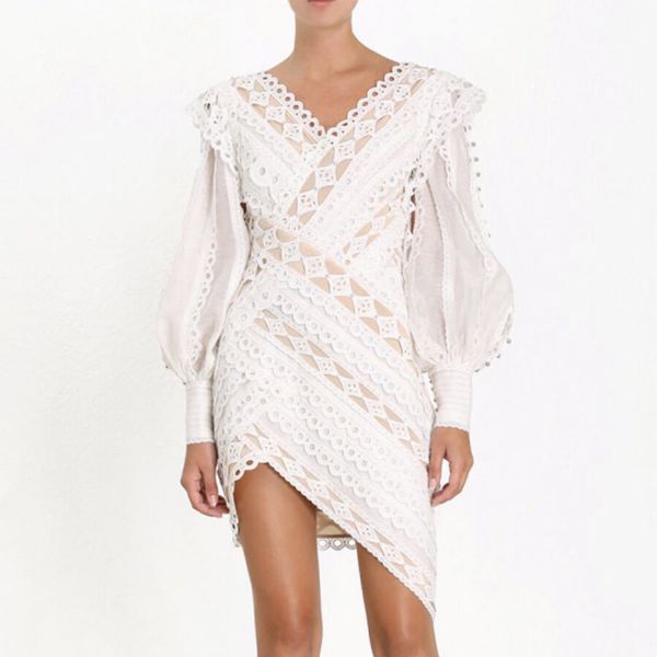 new arrival raunway spring women long sleeve self portrait dress lace evening party hollow out dresses vestidos, Black;gray
new arrival raunway spring women long sleeve self portrait dress lace evening party hollow out dresses vestidos, Black;gray