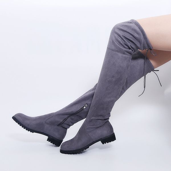women long boots fashion female winter thigh high boots suede black/gray/red boots women shoes
women long boots fashion female winter thigh high boots suede black/gray/red boots women shoes