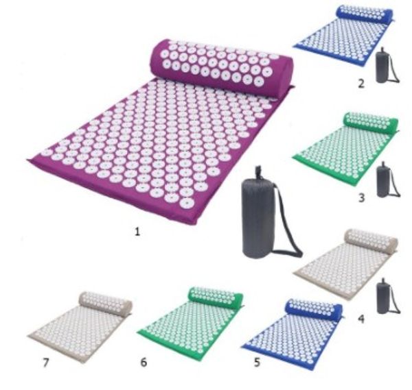health care massage cushion acupressure mat relieve stress pain acupuncture spike yoga mat pillow with bag
health care massage cushion acupressure mat relieve stress pain acupuncture spike yoga mat pillow with bag