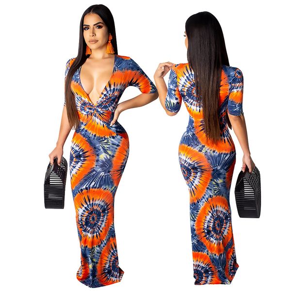 print deep v neck short sleeve high waist women bodycon long maxi dresses, Black;gray
print deep v neck short sleeve high waist women bodycon long maxi dresses, Black;gray