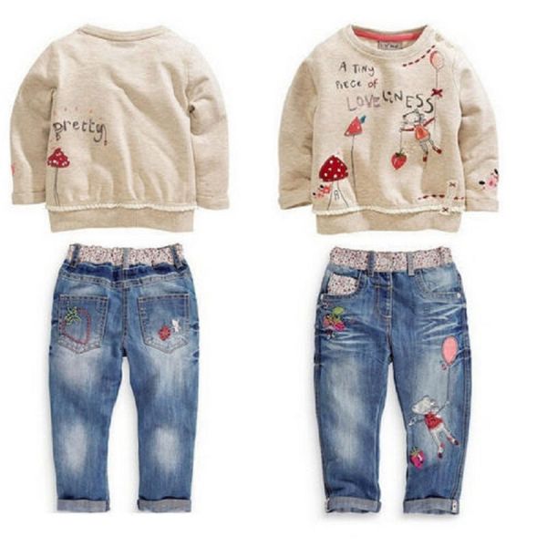 emmababy 2-7y toddler kids clothes fashion baby autumn long sleeve +pants 2pcs clothing set outfit giyim unisex, White
emmababy 2-7y toddler kids clothes fashion baby autumn long sleeve +pants 2pcs clothing set outfit giyim unisex, White