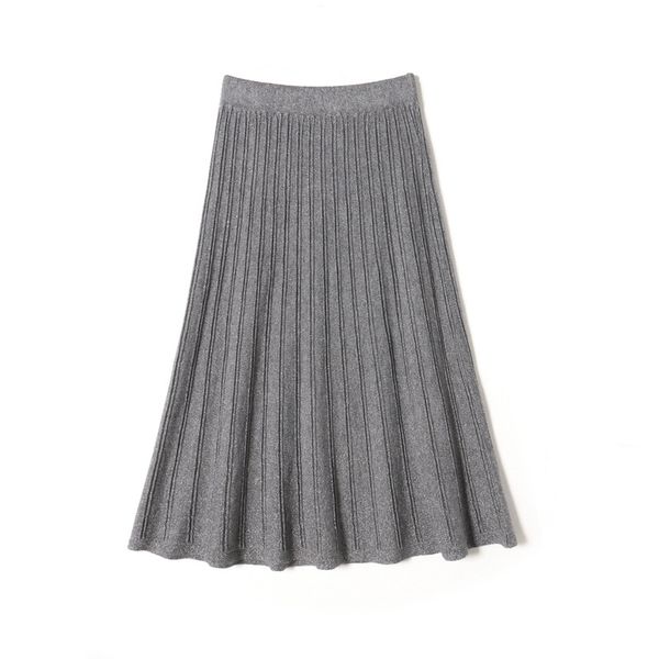 2020 high waist knitted shining winter a-line long fashion women autumn black skirt faldas jupe femme saia
2020 high waist knitted shining winter a-line long fashion women autumn black skirt faldas jupe femme saia