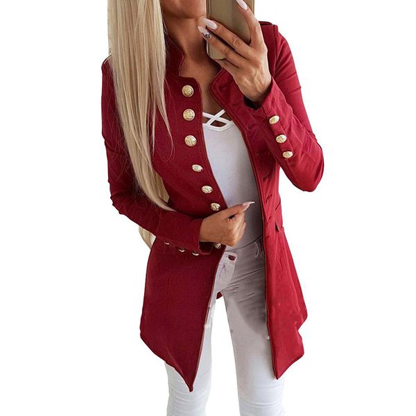 2019 women cardigan coat solid color casual slim long sleeves buttons jacket suit female clothes outerwear for autumn spring, Black;brown
2019 women cardigan coat solid color casual slim long sleeves buttons jacket suit female clothes outerwear for autumn spring, Black;brown