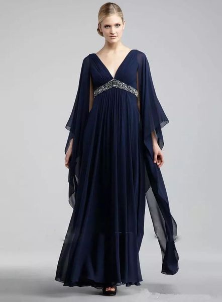 navy blue chiffon evening dresses 2020 new selling long beads pleats long sleeve empire maternity formal prom party dresses e107, Black;red
navy blue chiffon evening dresses 2020 new selling long beads pleats long sleeve empire maternity formal prom party dresses e107, Black;red