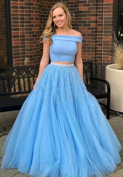 custom made elegant off shoulder two pieces long prom dresses backless beaded formal prom dresses plus size evening gowns, Black
custom made elegant off shoulder two pieces long prom dresses backless beaded formal prom dresses plus size evening gowns, Black
