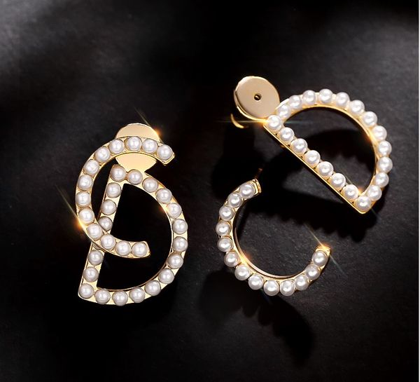 2020 wholesale brand designer double letters earrings ear studs gold tone earring for women men wedding party jewelry gift, Silver
2020 wholesale brand designer double letters earrings ear studs gold tone earring for women men wedding party jewelry gift, Silver