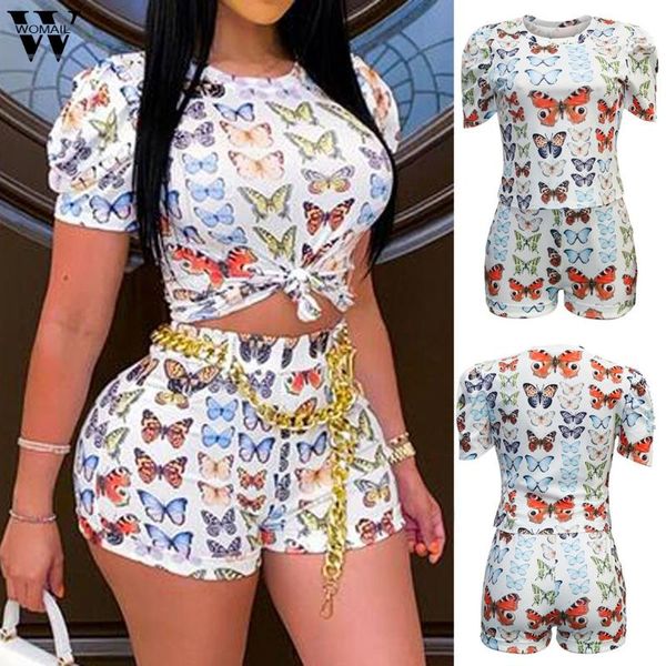 womail женские летние костюмы красочные бабочки из двух частей комплект с коротким рукавом футболка топ в обтяжку шорты комплект костюм улич, White
womail женские летние костюмы красочные бабочки из двух частей комплект с коротким рукавом футболка топ в обтяжку шорты комплект костюм улич, White
