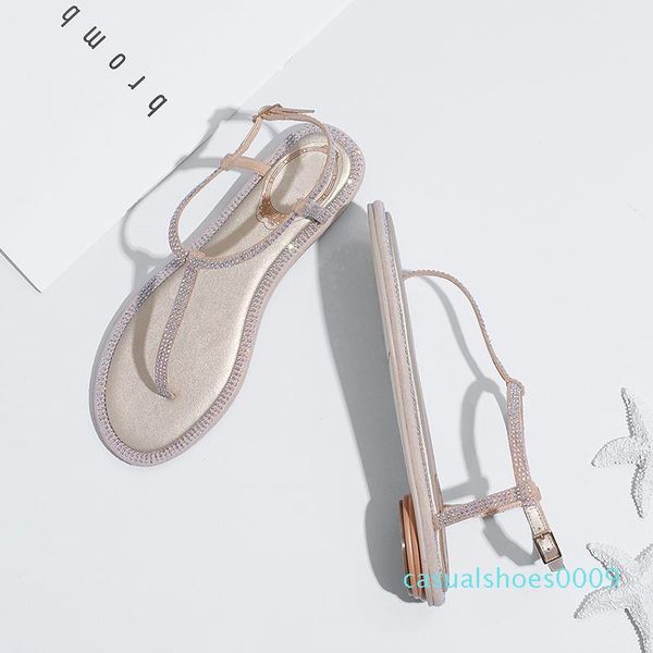 sandals 2019 ankle-strap shoes women flat sandals crystal band summer shoes girl flip flops big size bohemia c09, Black
sandals 2019 ankle-strap shoes women flat sandals crystal band summer shoes girl flip flops big size bohemia c09, Black