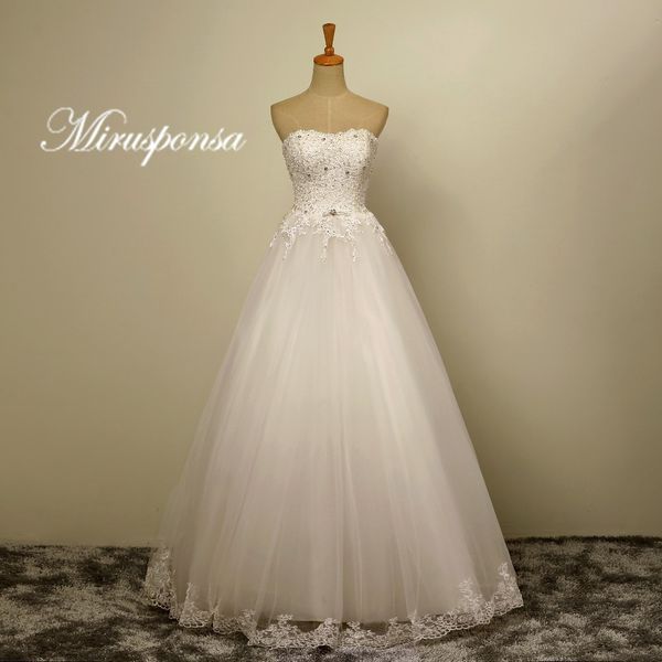 simple elegant wedding dresses strapless a-line tulle destination wedding dresses lace appliques crystals beading affordable wedding gowns, White
simple elegant wedding dresses strapless a-line tulle destination wedding dresses lace appliques crystals beading affordable wedding gowns, White