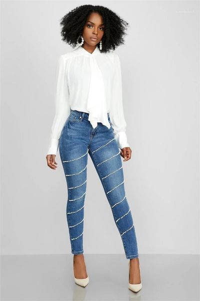 designer jeans fashion beading long jeans women casual slim high waisted skinny jeans brand new women, Blue
designer jeans fashion beading long jeans women casual slim high waisted skinny jeans brand new women, Blue