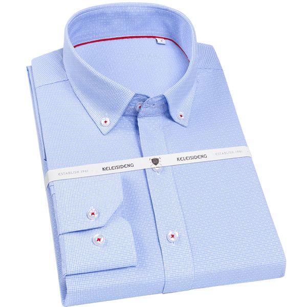 men's standard-fit dobby plaid dress shirt smart casual long sleeve button down breathable comfortable cotton easy care shirts, White;black
men's standard-fit dobby plaid dress shirt smart casual long sleeve button down breathable comfortable cotton easy care shirts, White;black