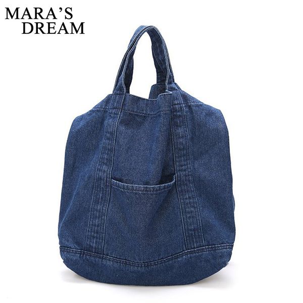 mara's dream 2019 new solid color denim large capacity casual shoulder shopping bag crossbody wild splicing bag
mara's dream 2019 new solid color denim large capacity casual shoulder shopping bag crossbody wild splicing bag